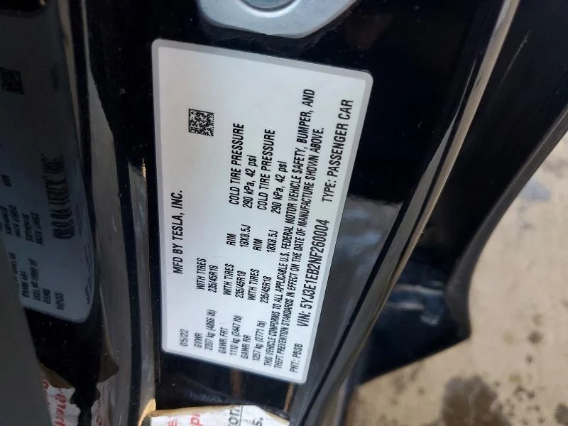 TESLA MODEL 3 2022 photo 12