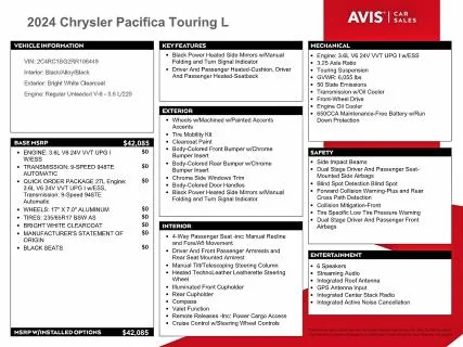 CHRYSLER PACIFICA 2024 photo 13