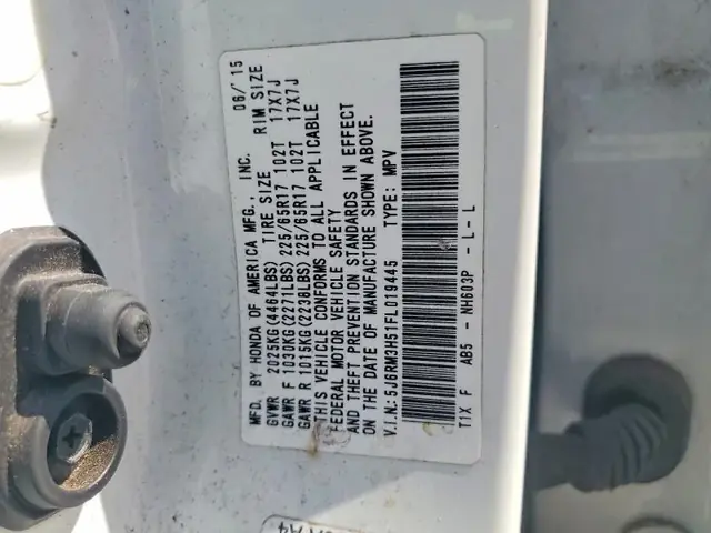 HONDA CR-V 2015 photo 13