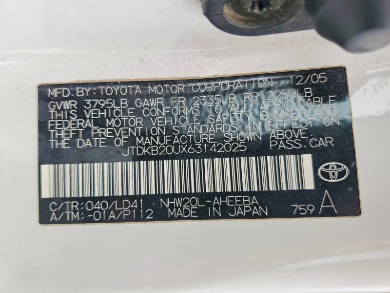 TOYOTA PRIUS 2006 photo 12