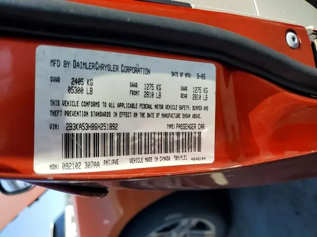 DODGE CHARGER 2006 photo 12