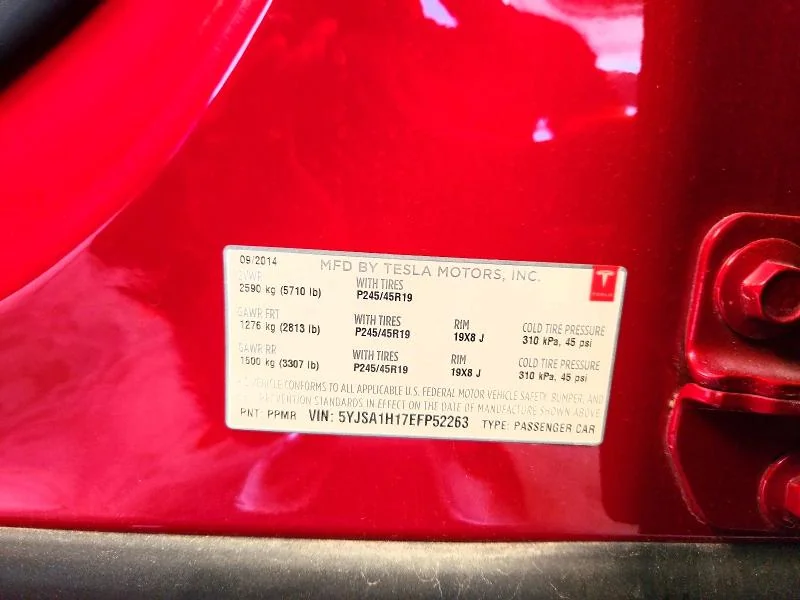 TESLA MODEL S 2014 photo 13