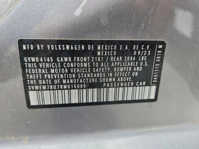 VOLKSWAGEN JETTA 2024 photo 12