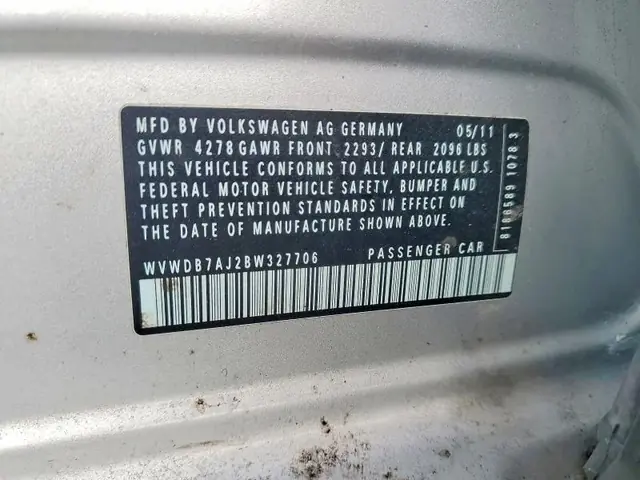 VOLKSWAGEN GOLF 2011 photo 12