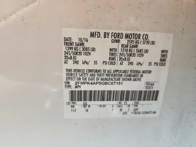 FORD EDGE 2016 photo 13