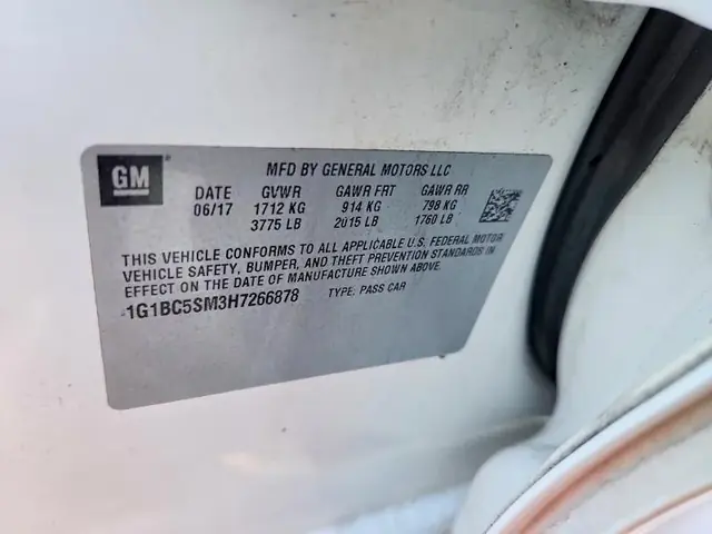 CHEVROLET CRUZE 2017 photo 12