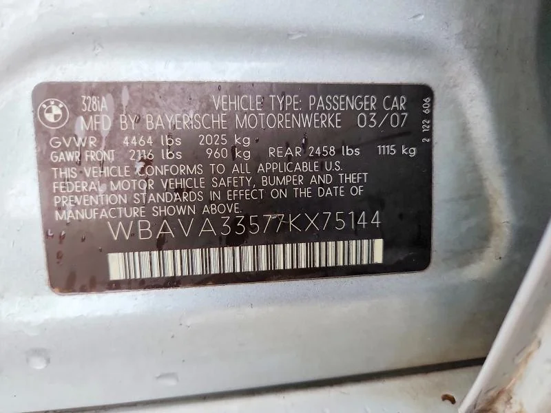 BMW 328 2007 photo 12