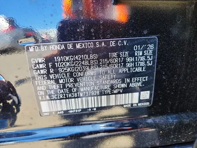 HONDA HR-V 2026 photo 13
