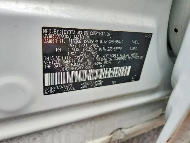 TOYOTA RAV4 2021 photo 14